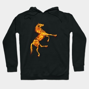 Horse on Fire | For Horse lovers Hoodie